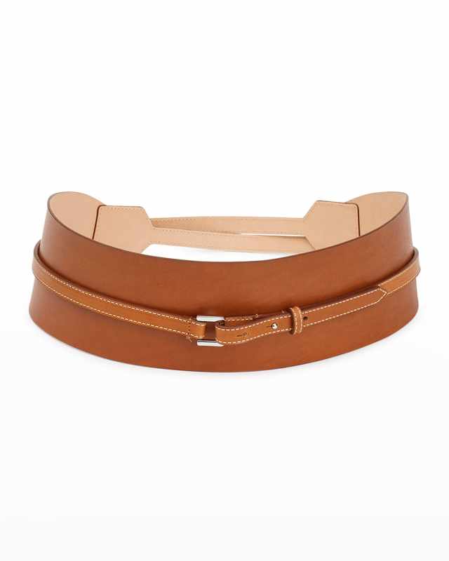 Italian Vachetta Leather Obi Belt